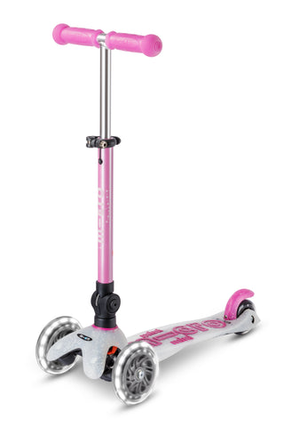 Scooter Mini Deluxe Foldable LED - Orion Pink
