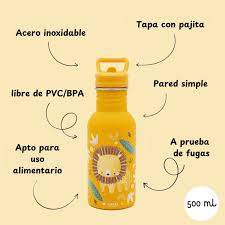 Botella de Acero Inoxidable  500 ml - León