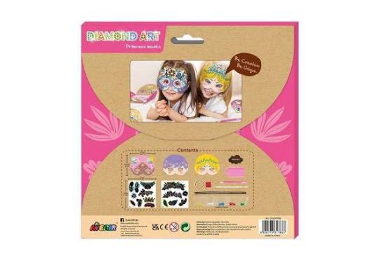 Crea Máscaras de Princesas con Diamantes