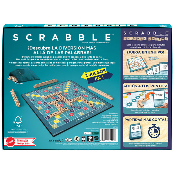 Scrabble de Madera