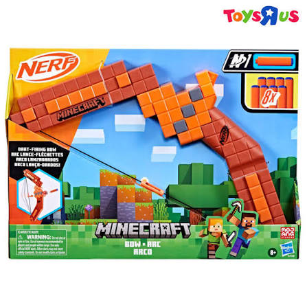 Lanzador Nerf Minecraft Bow