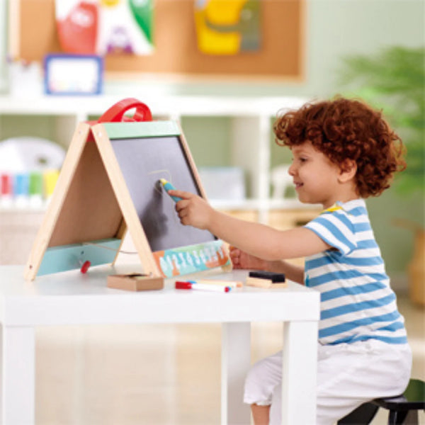 Pizarra para Mesa con Doble Cara - 6 Accesorios