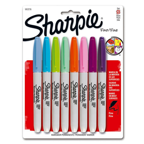 Sharpie Marcadores Punta Fina Fashion x 8