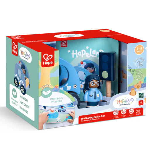 Set de Auto y Policía + Cuento