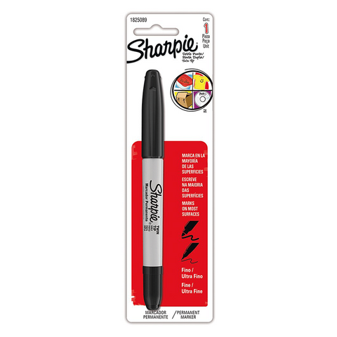 Sharpie Marcador Doble Punta x 1 - Negro