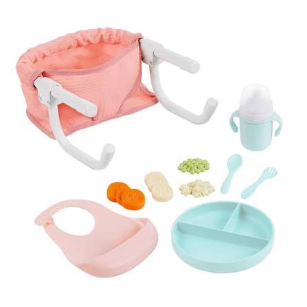 Silla de Alimentación p/ Muñecas con Accesorios
