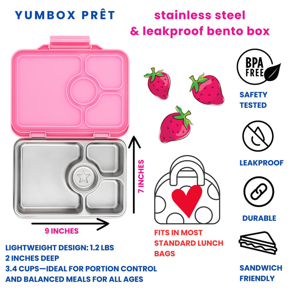 Lonchera Yumbox Pret - Rosado Versalles