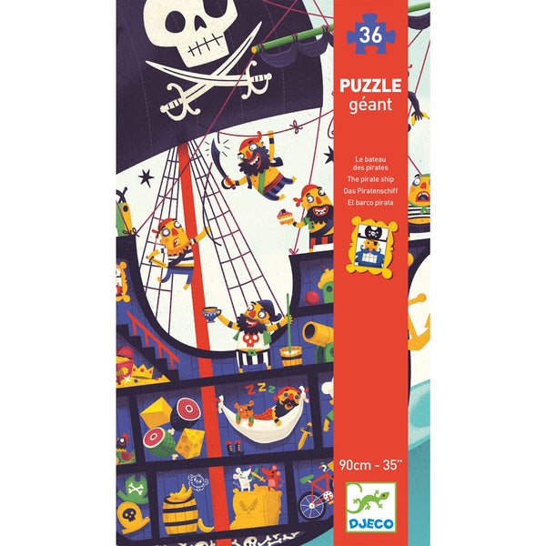 Rompecabezas Gigante Barco Pirata - 36 pzs