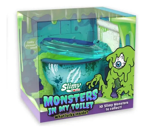 Slimy Monsters in Toilet - Azul