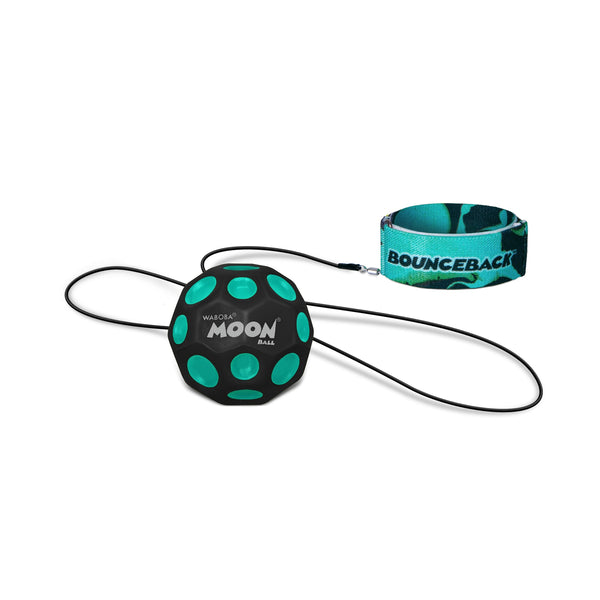 Pelota Moonball con Liga y Muñequera -  Negra