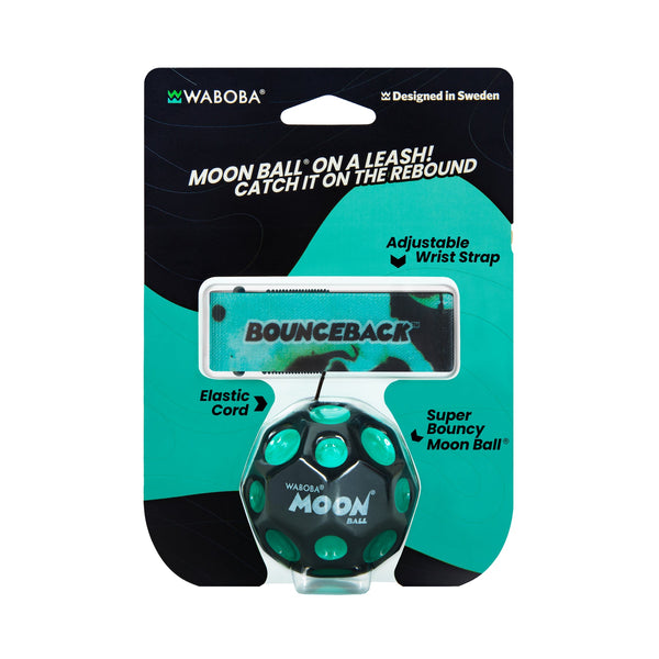 Pelota Moonball con Liga y Muñequera -  Negra