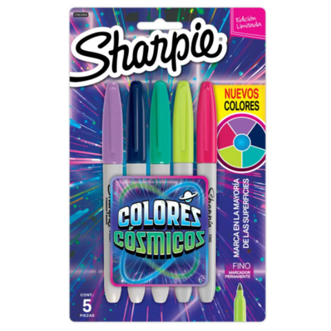 Sharpie Colores Cósmicos x 5