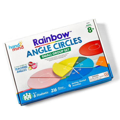 Set de Círculos con Angulos Rainbow