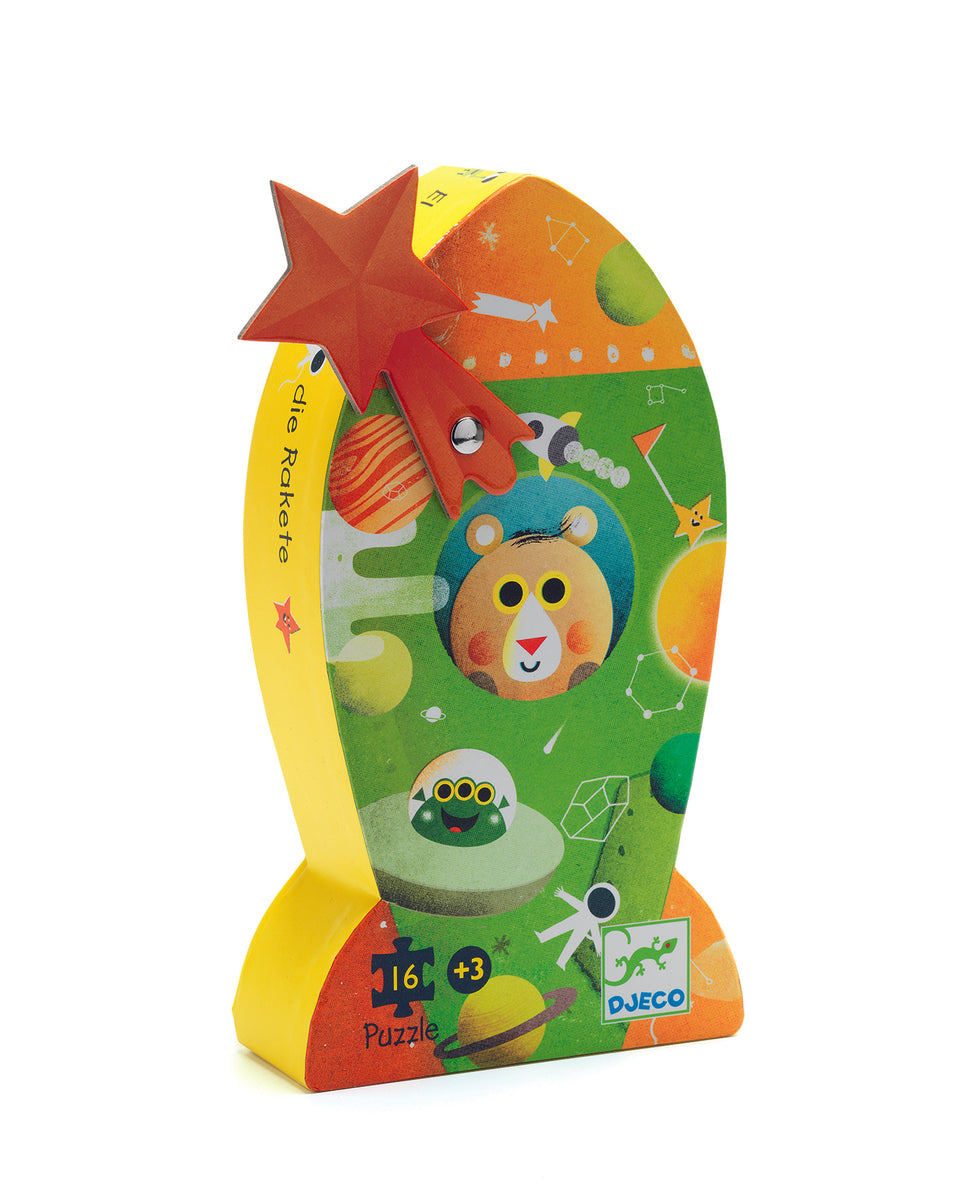 Mini Rompecabeza Silueta El Cohete 16pz Juguetería Zig Zag Juguetes