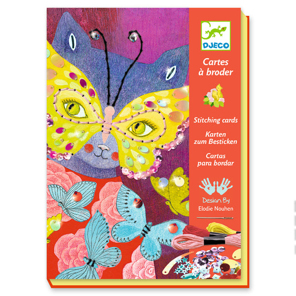 Set de Manualidad Cartas Para Bordar un Carnaval Elegante