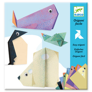 Papel de Origami Animales Polares