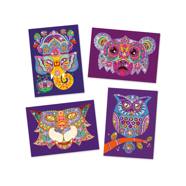 Set de Manualidad con Glitter Animales