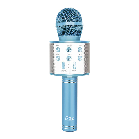 Micrófono Bluetooth Azul