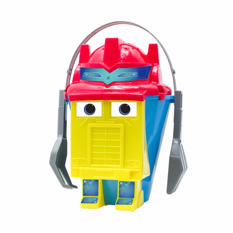 Balde Robot Celeste Juguetería Zig Zag Juguetes y útiles para