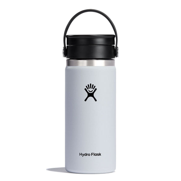 Hydroflask Wide Mouth w/Flex Sip Lid 16 oz - Blanco